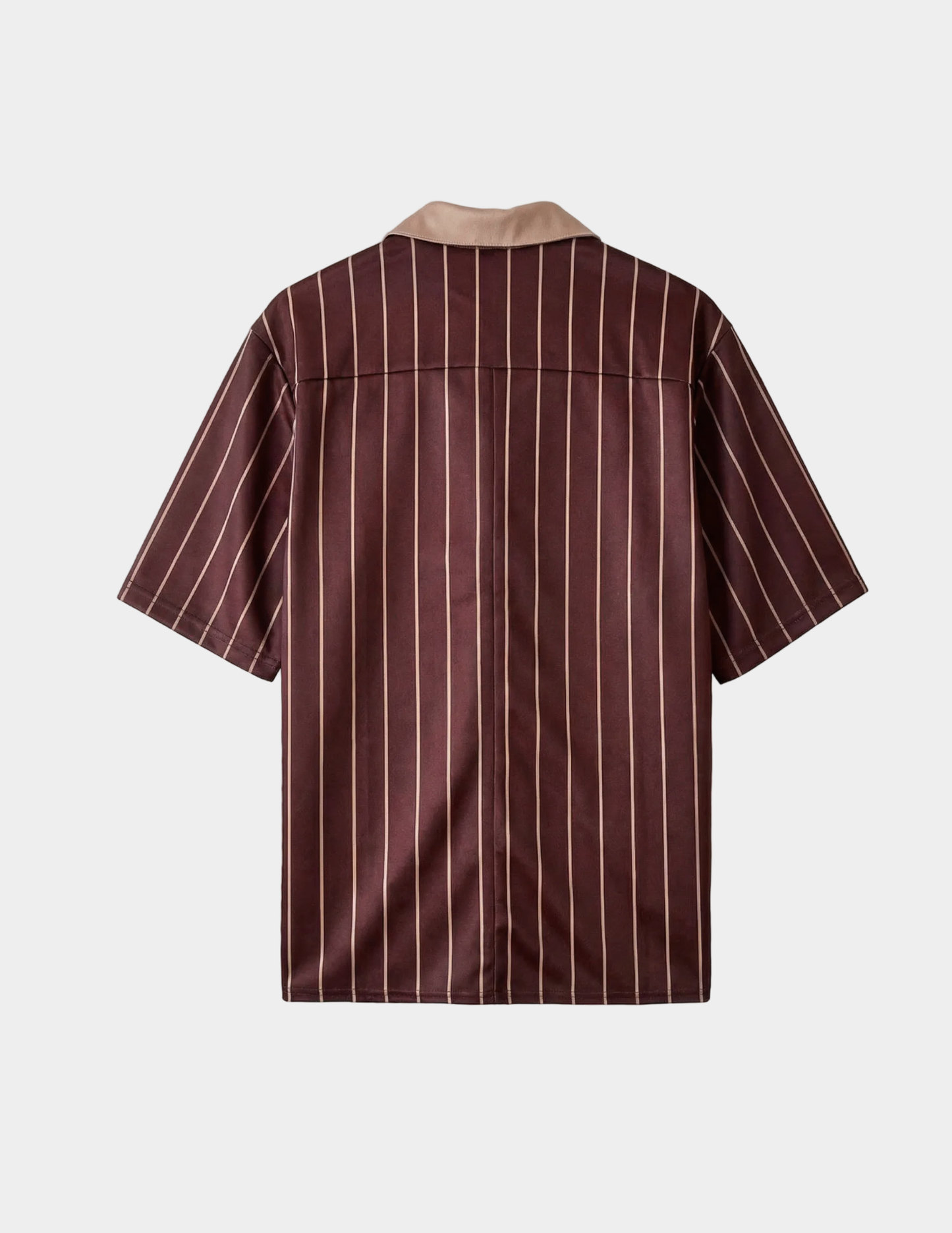 Bradley Pinstripe Shirt - Maroon