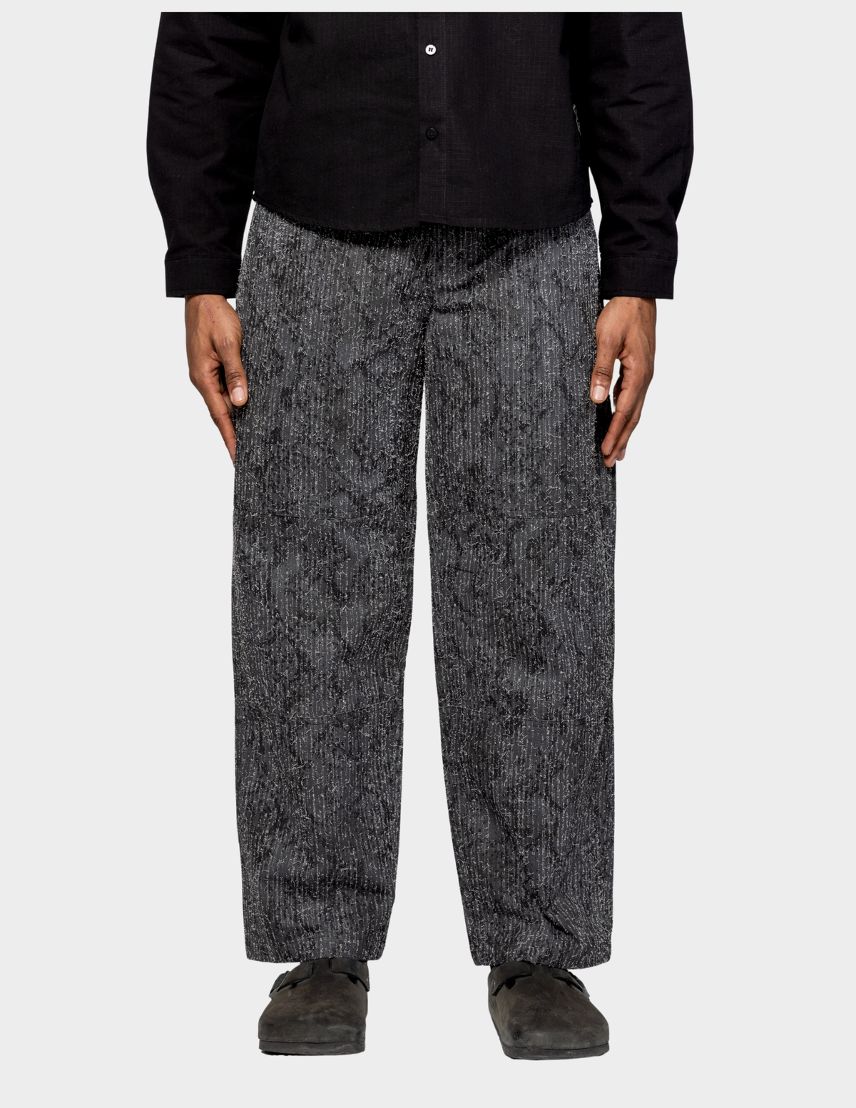 Mill Textured Twill Pant - Grey Camo