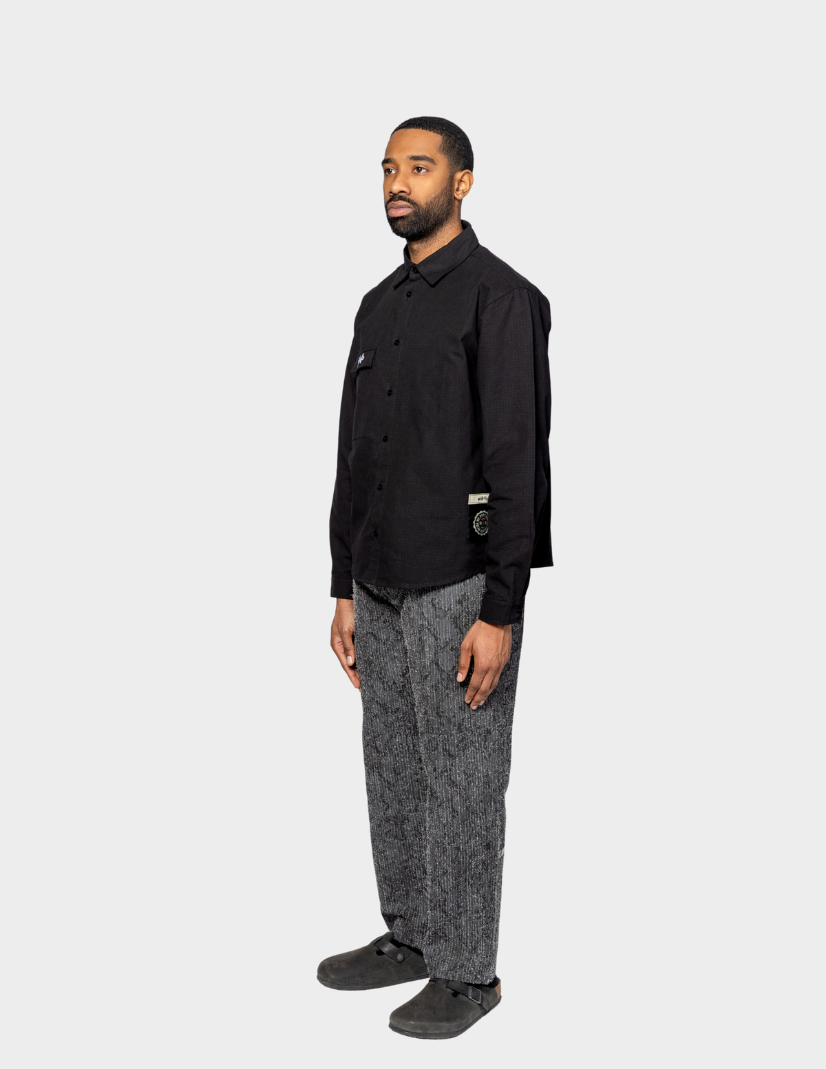 Mill Textured Twill Pant - Grey Camo