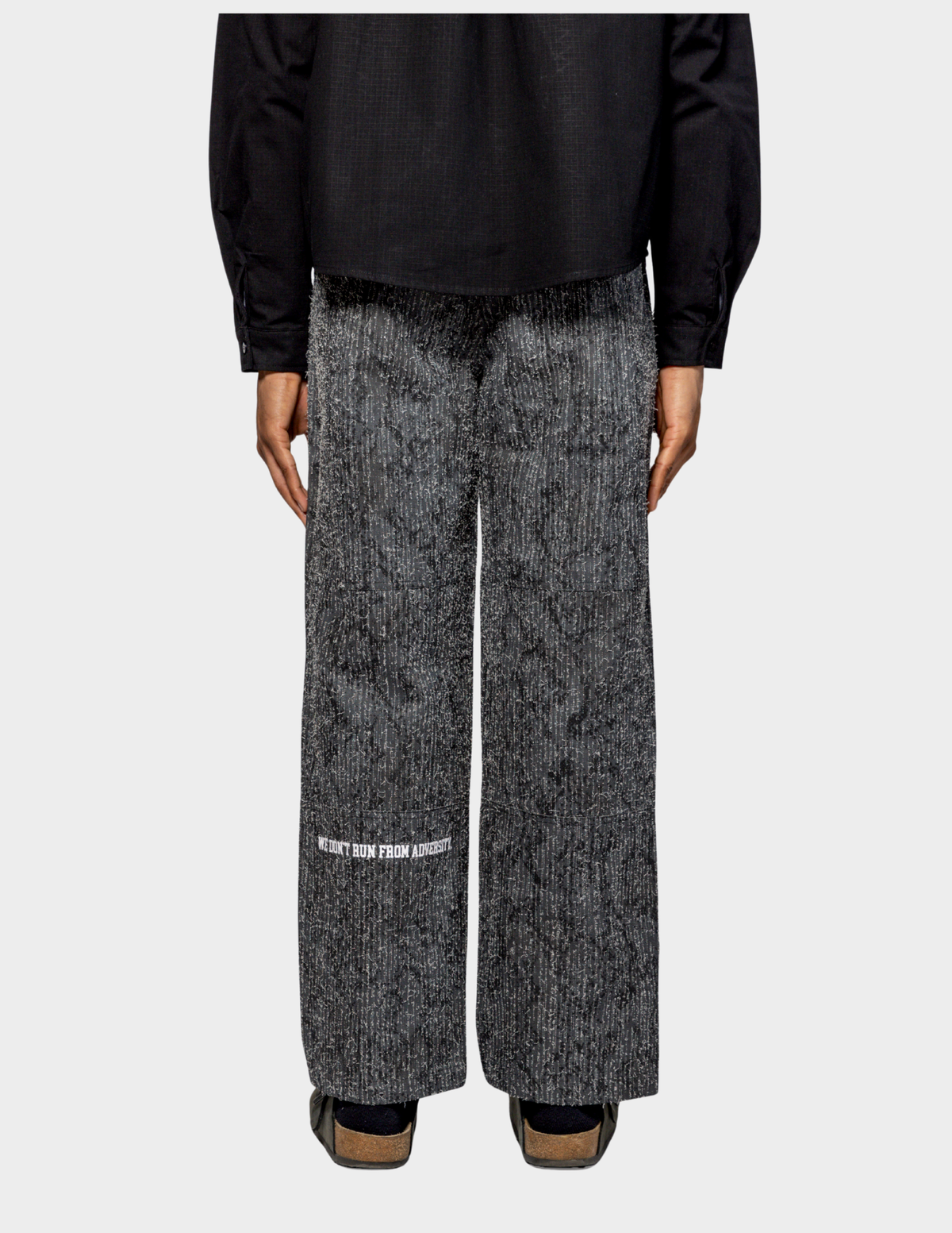 Mill Textured Twill Pant - Grey Camo