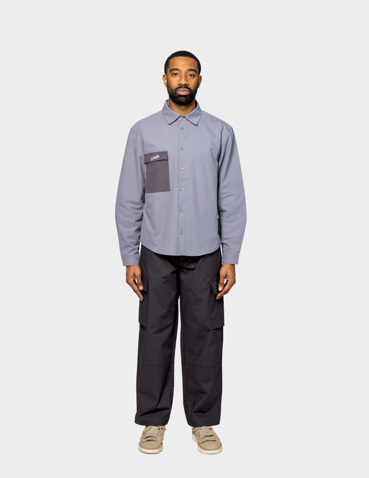 Oxford Ripstop Shirt - Steel Grey