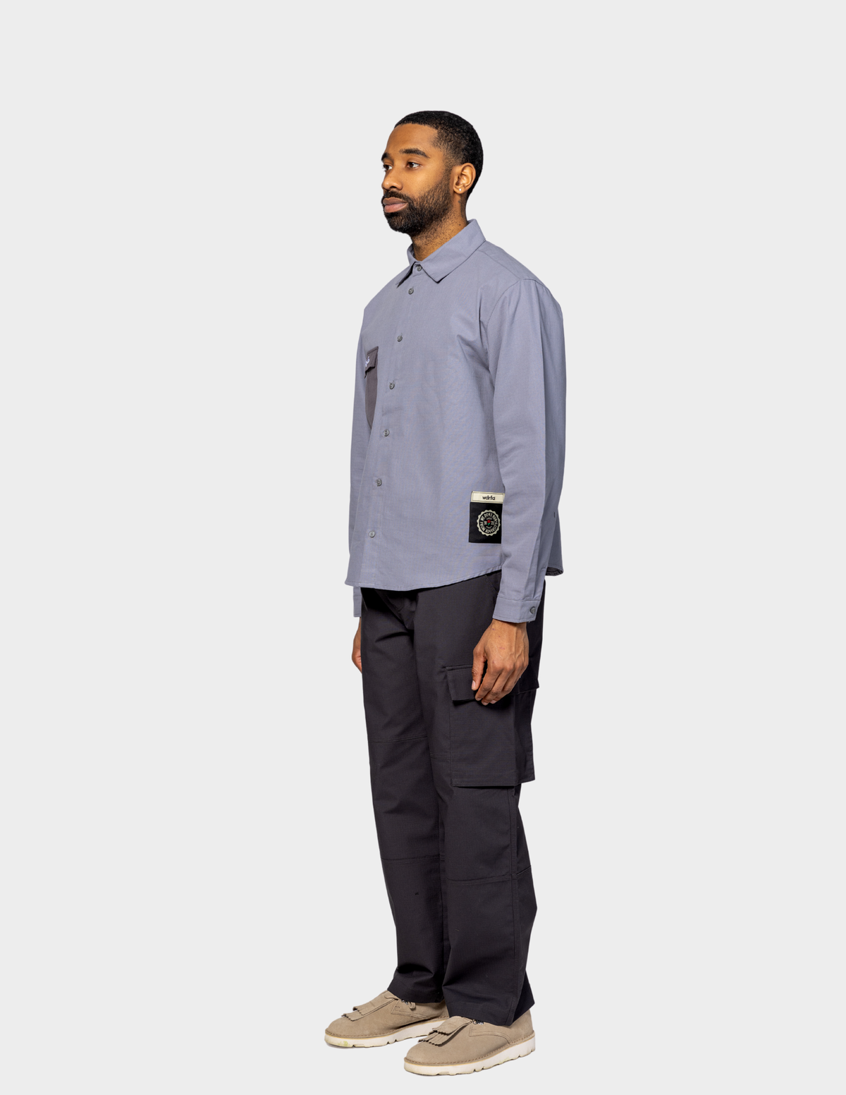Oxford Ripstop Shirt - Steel Grey