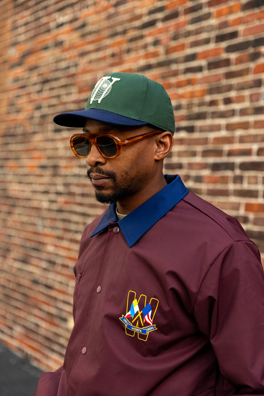 Washington Coaches Jacket - Maroon/Navy
