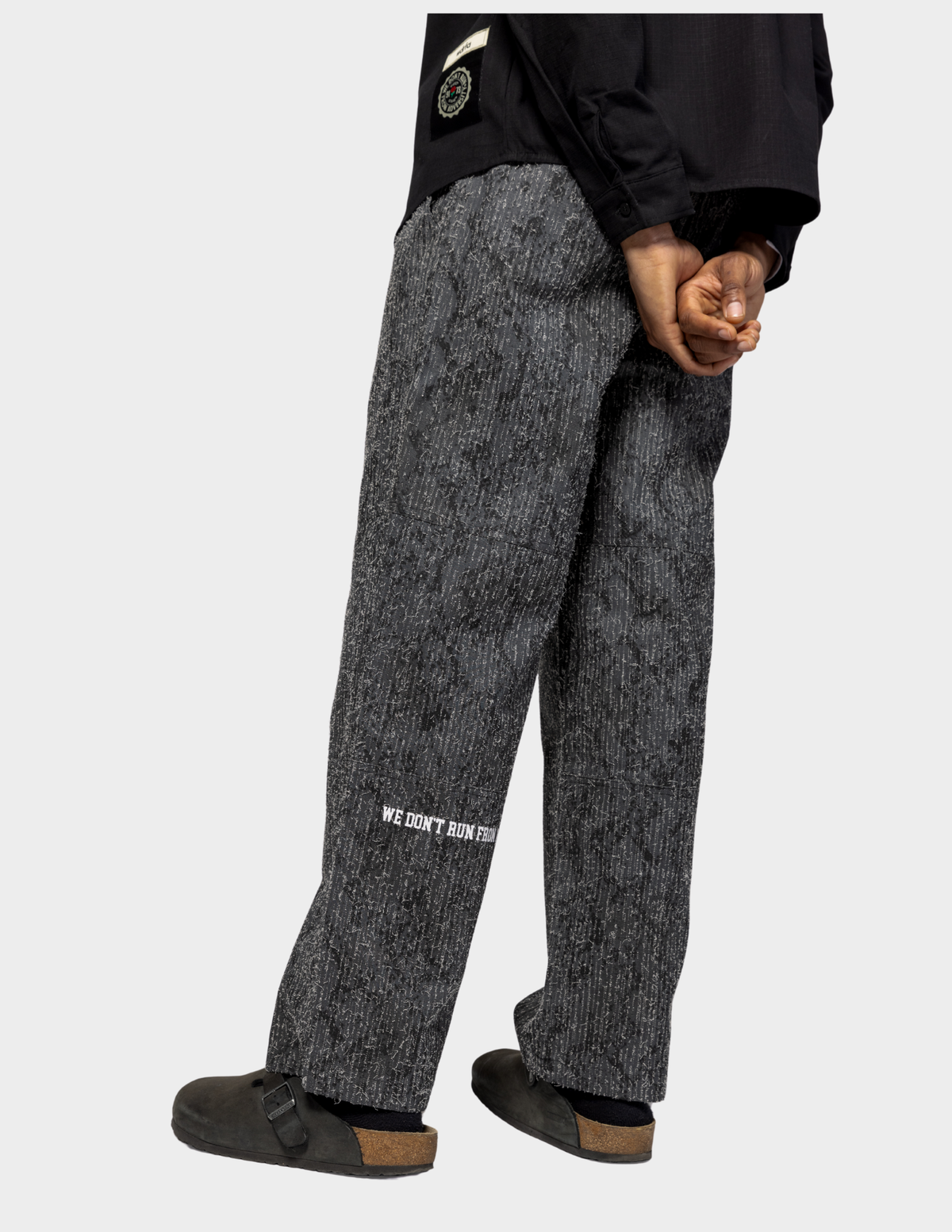 Mill Textured Twill Pant - Grey Camo