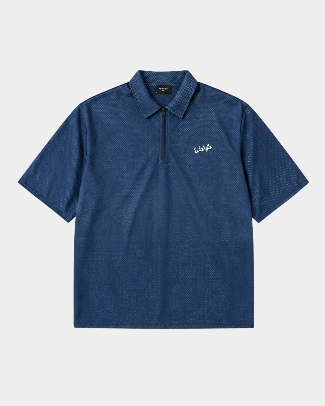 Mesh Reversible Pullover Shirt - Navy