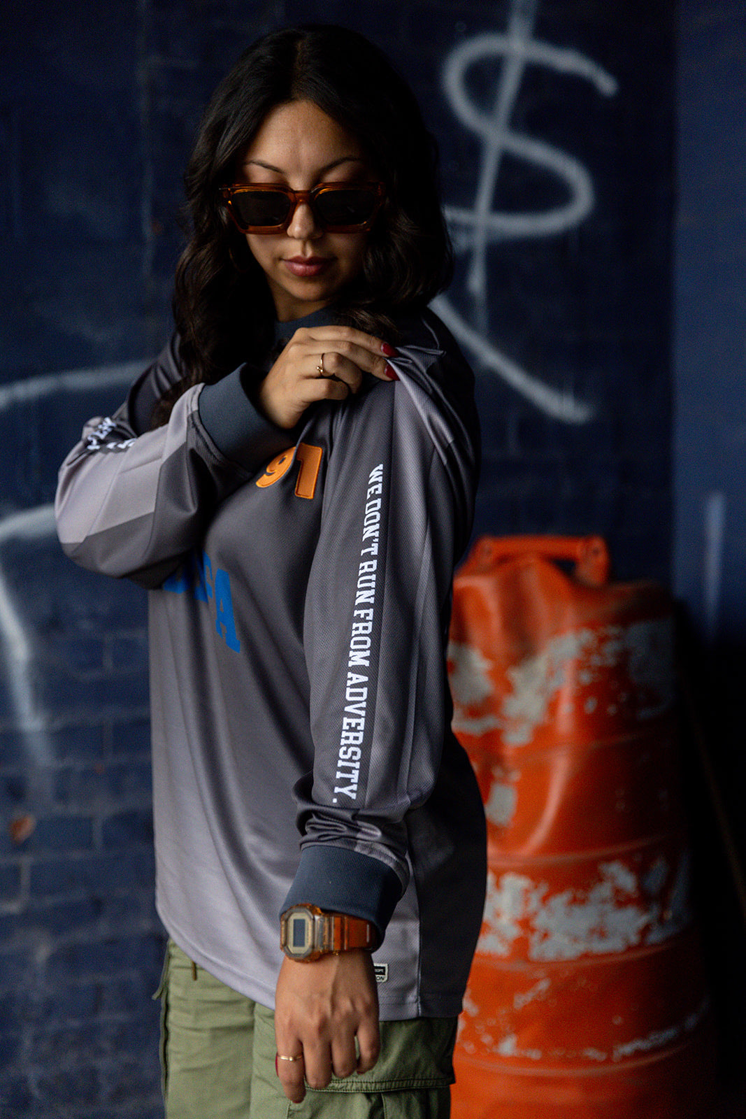 WDRFA Moto Jersey Grey