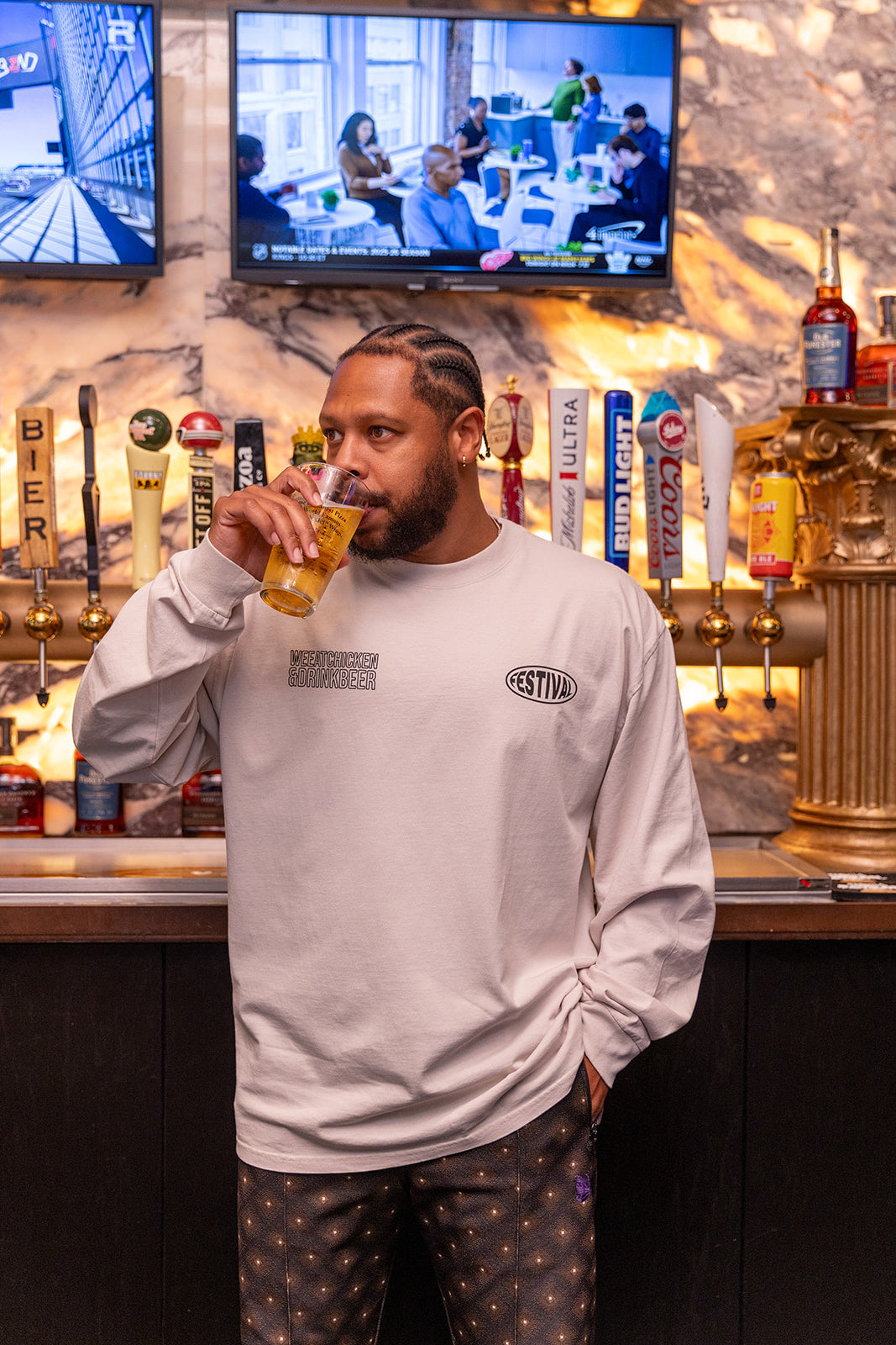 WDRFA x EatHere Collab L/S Cream