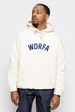 Load image into Gallery viewer, WDRFA ARCHED LOGO HOODIE - CREAM