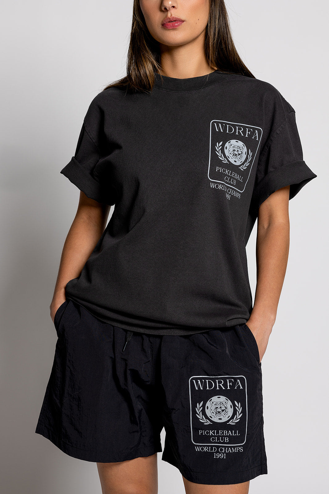 Pickleball World Champs Tee Black