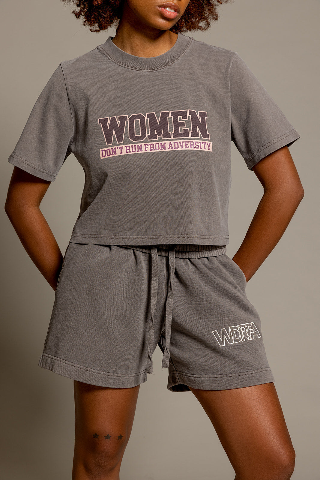 WDRFA Fleece Short Grey