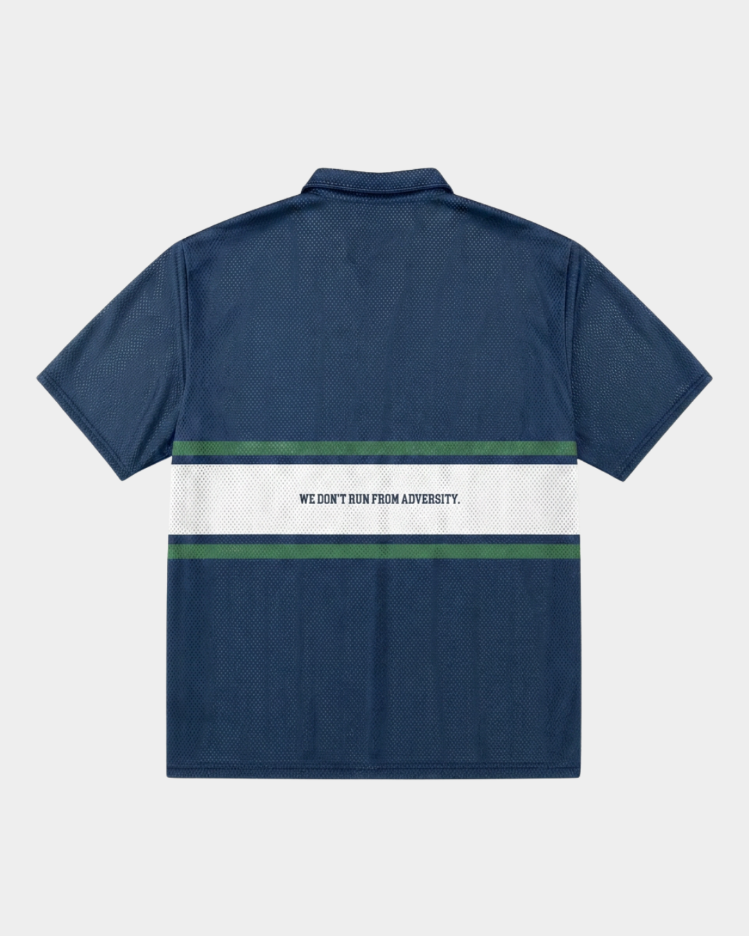 Mesh Reversible Pullover Shirt - Navy