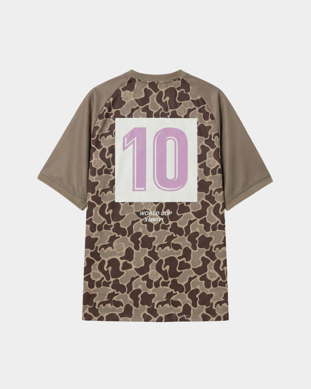 Camouflage Soccer Jersey - Brown