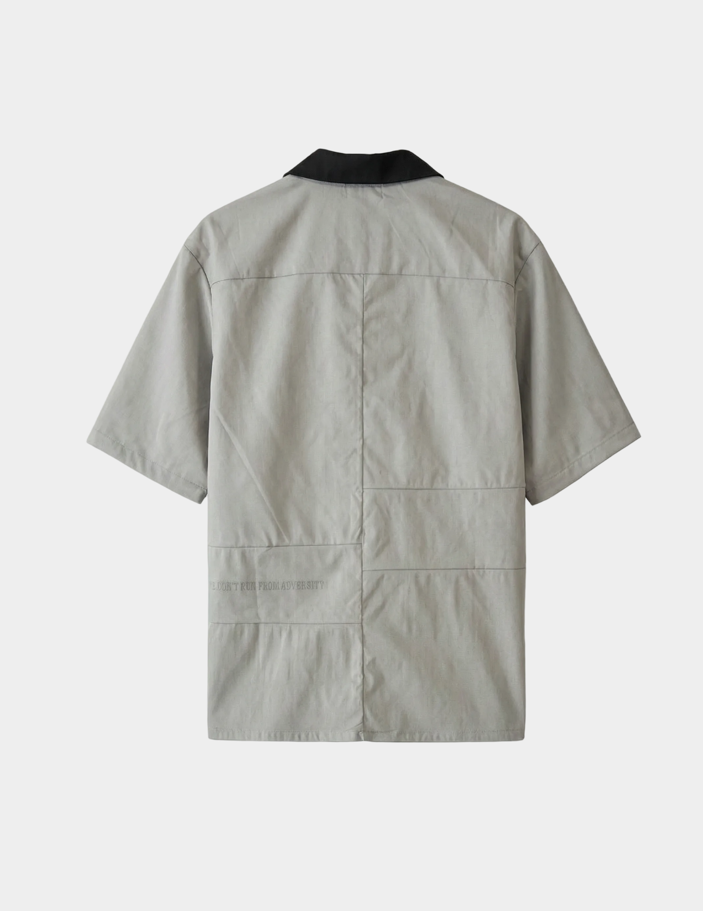 Block Ripstop S/S Shacket - Off-White
