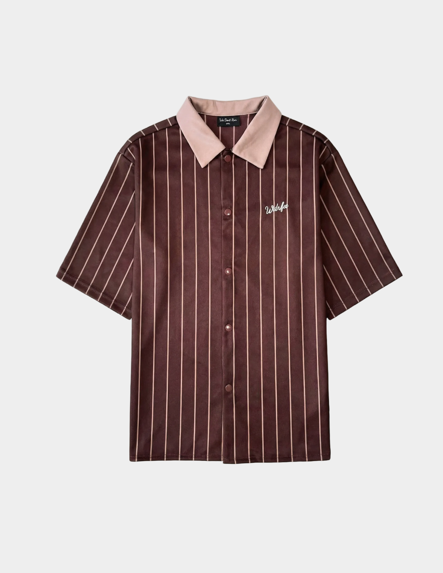 Bradley Pinstripe Shirt - Maroon