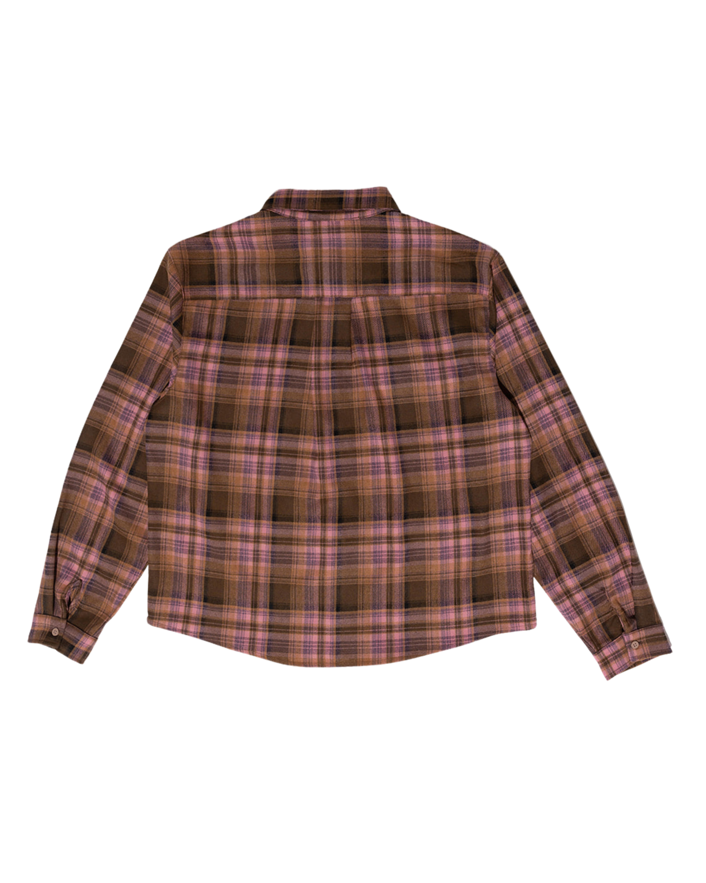 WDRFA Dress Oxford Flannel Shirt - Pink/Brown