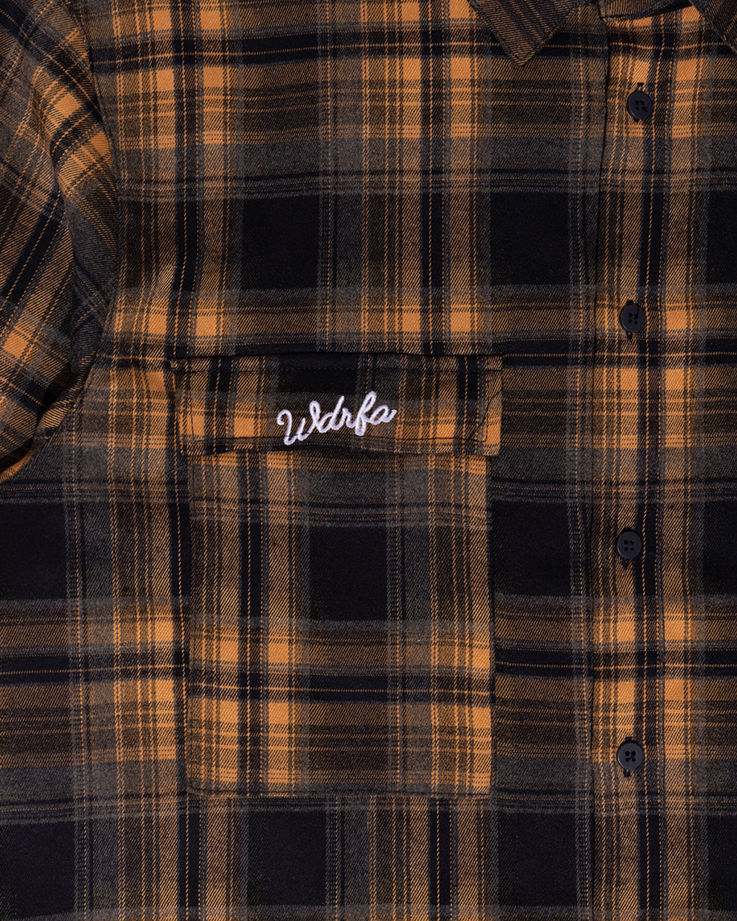 WDRFA Dress Oxford Flannel Shirt - Navy/Gold