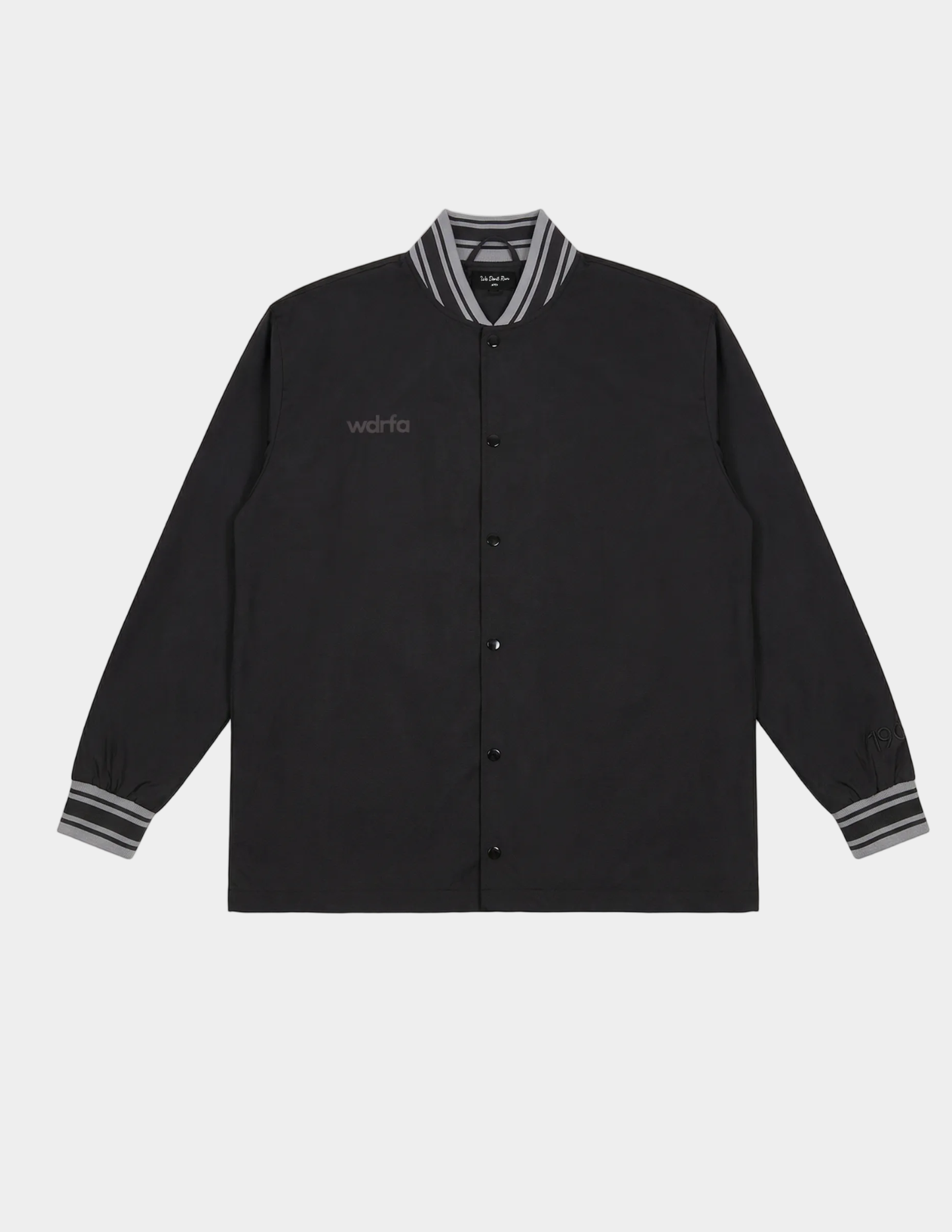 Varsity Ripstop L/S Shacket - Black