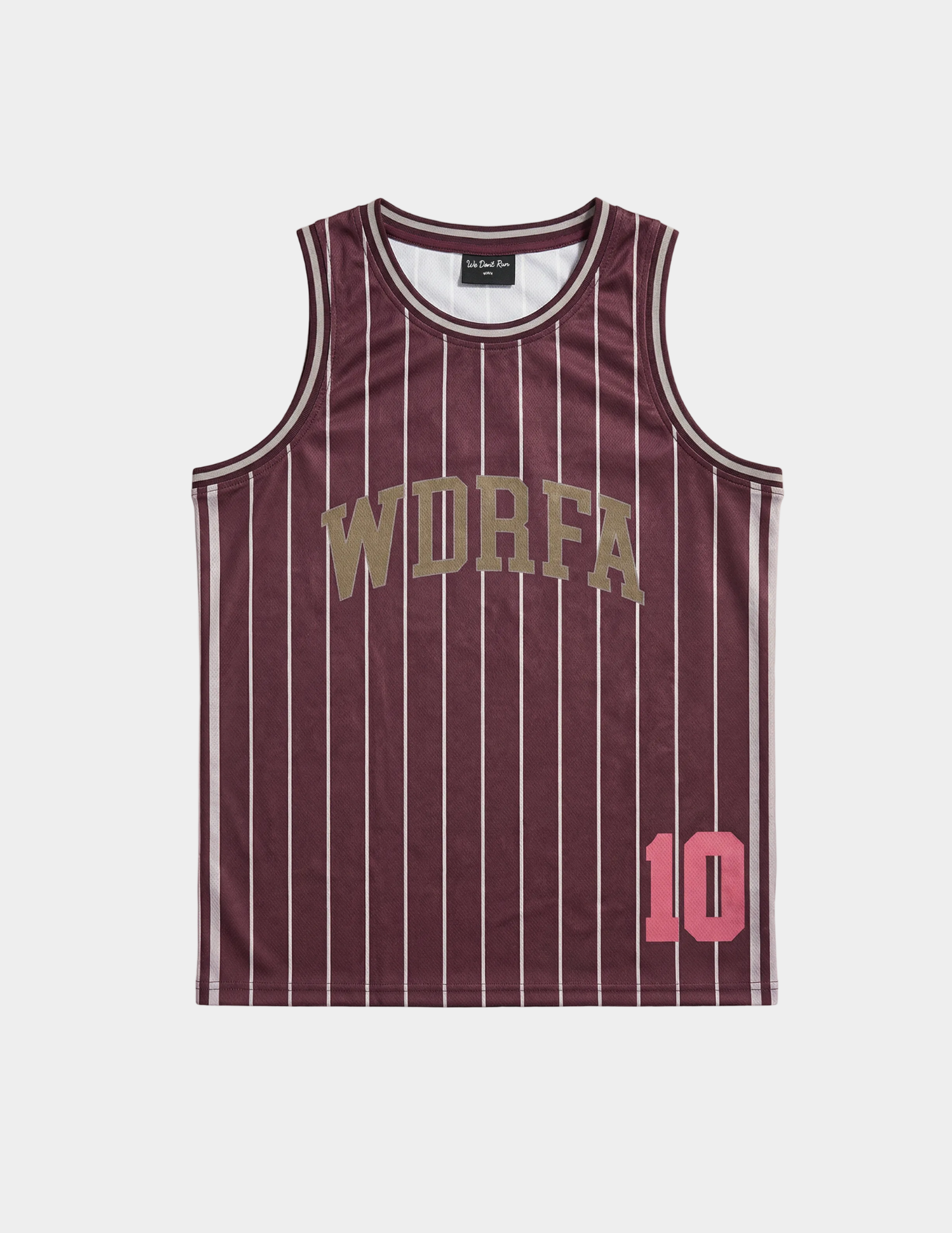WDRFA Away Basketball Jersey - Maroon