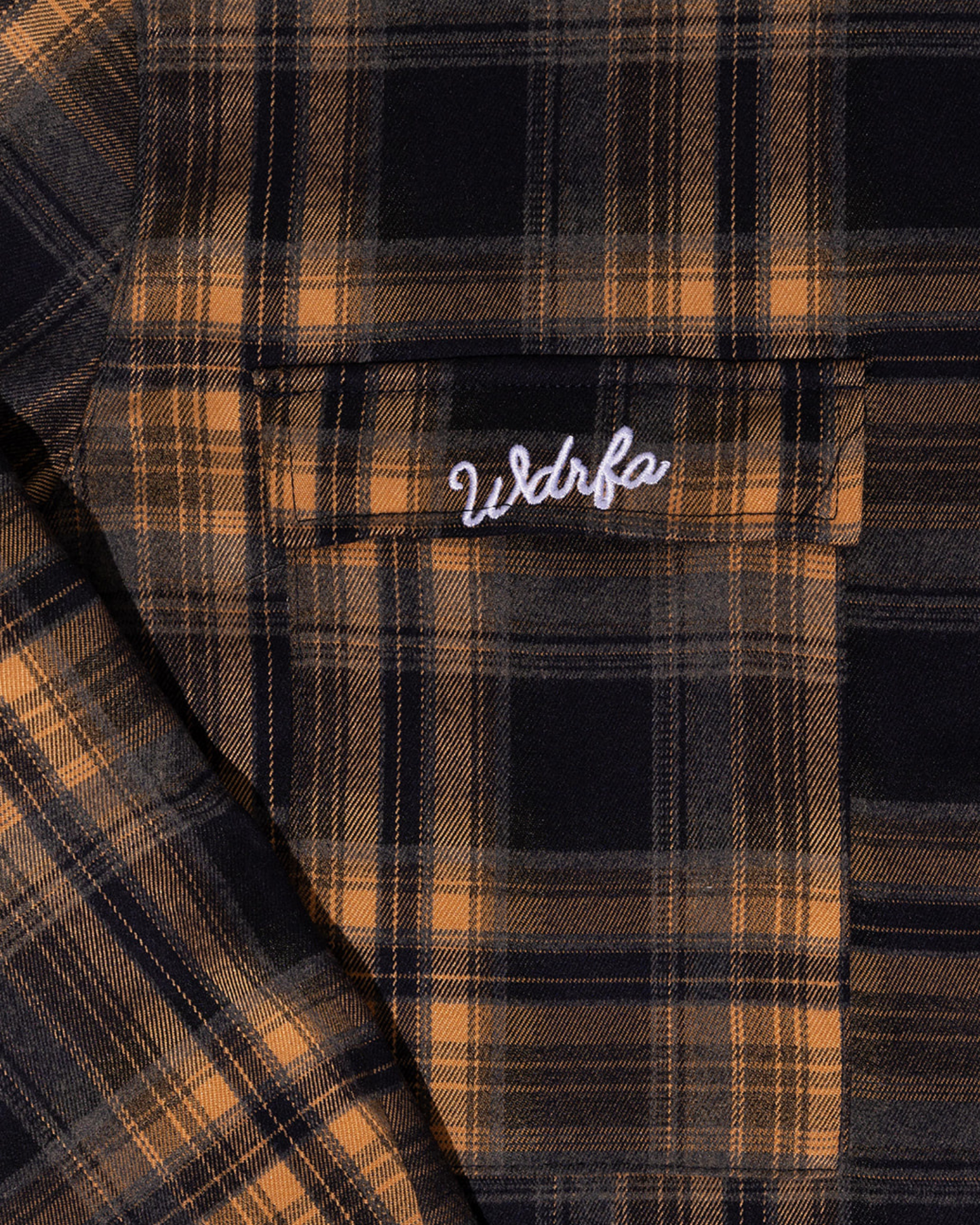 WDRFA Dress Oxford Flannel Shirt - Navy/Gold