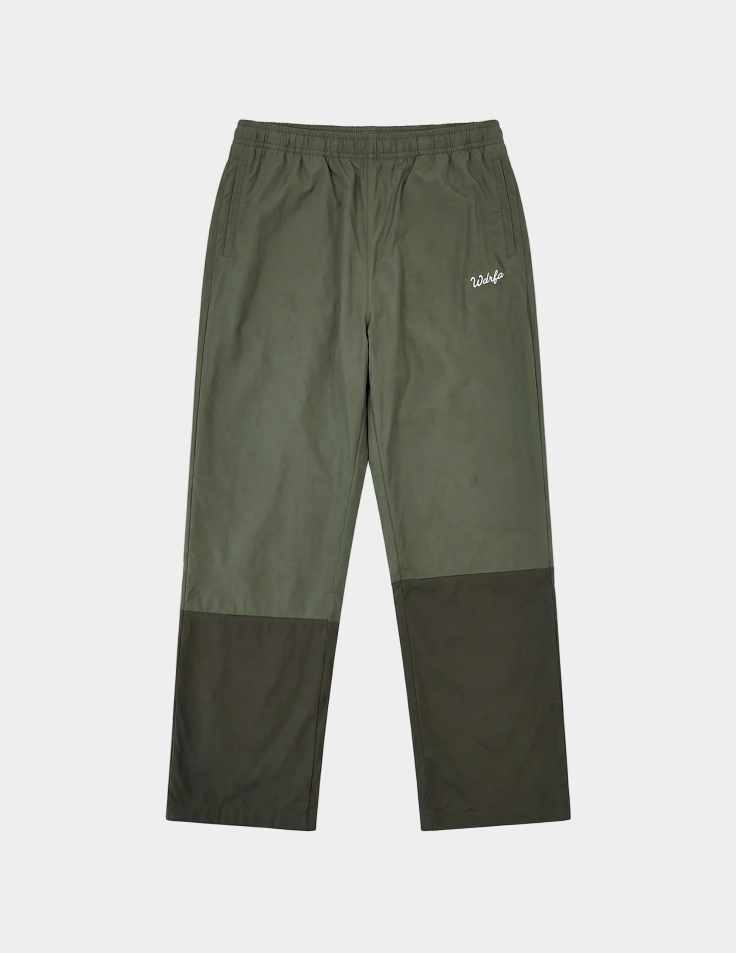 Block Ripstop Nylon Pant - Olive Green