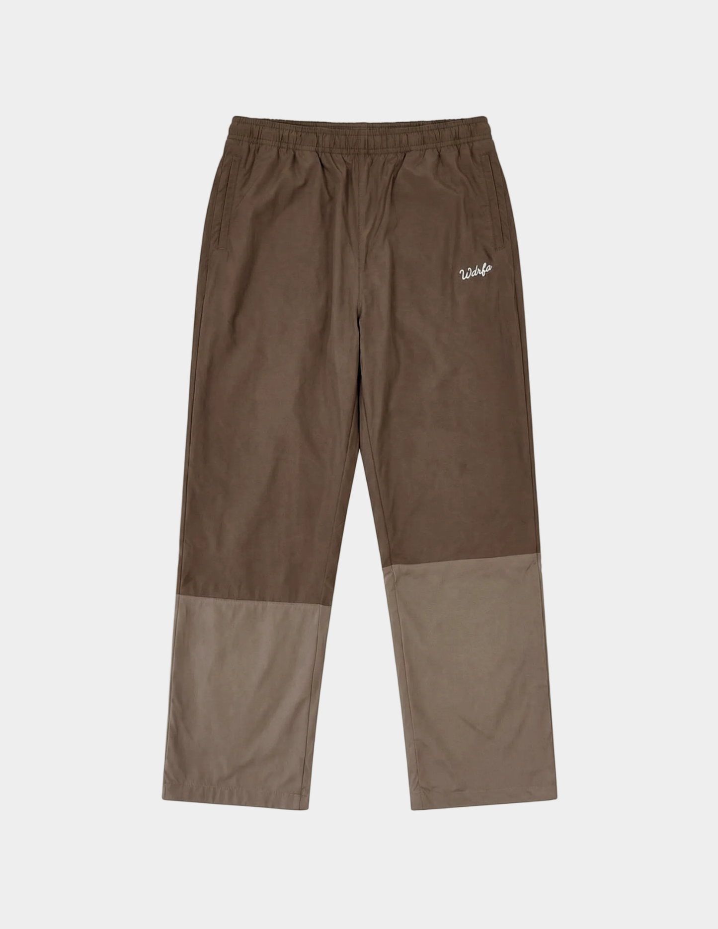 Block Ripstop Nylon Pant - Taupe / Brown