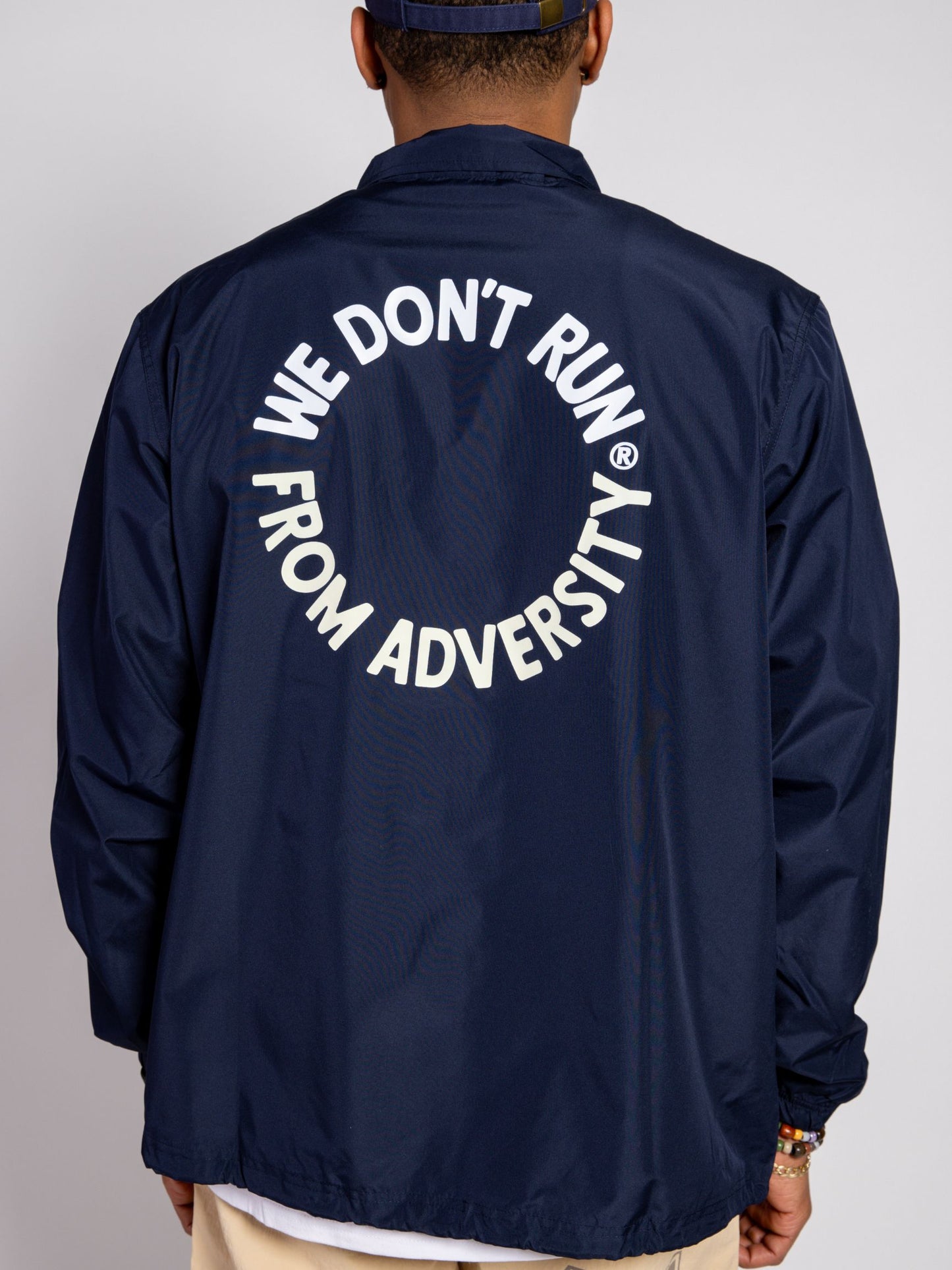 COACHES ATHLETIC DEPT JACKET - NAVY