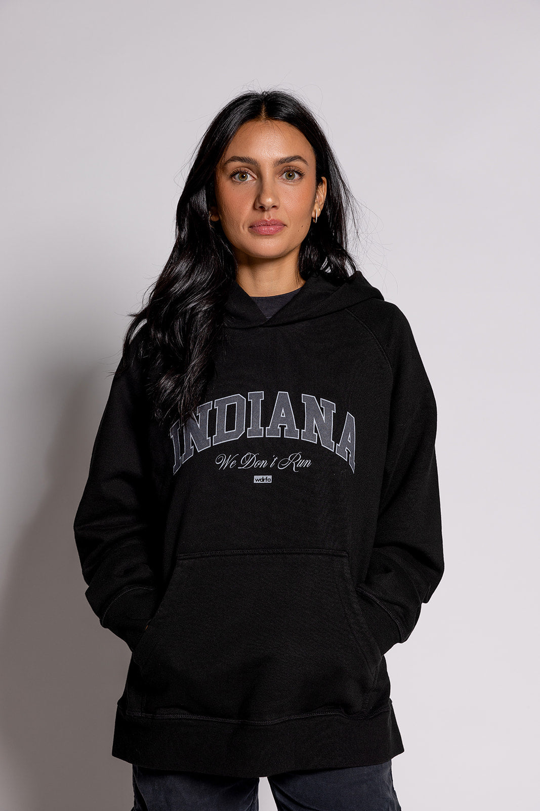 INDIANA Hoodie Black