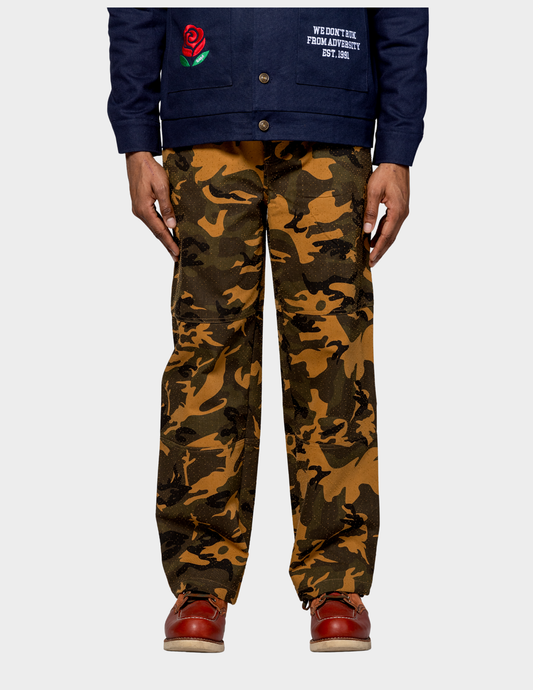 Mill Textured Twill Pant - Brown Camo