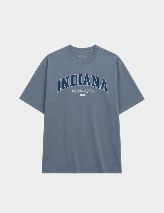 INDIANA Tee Steel Blue