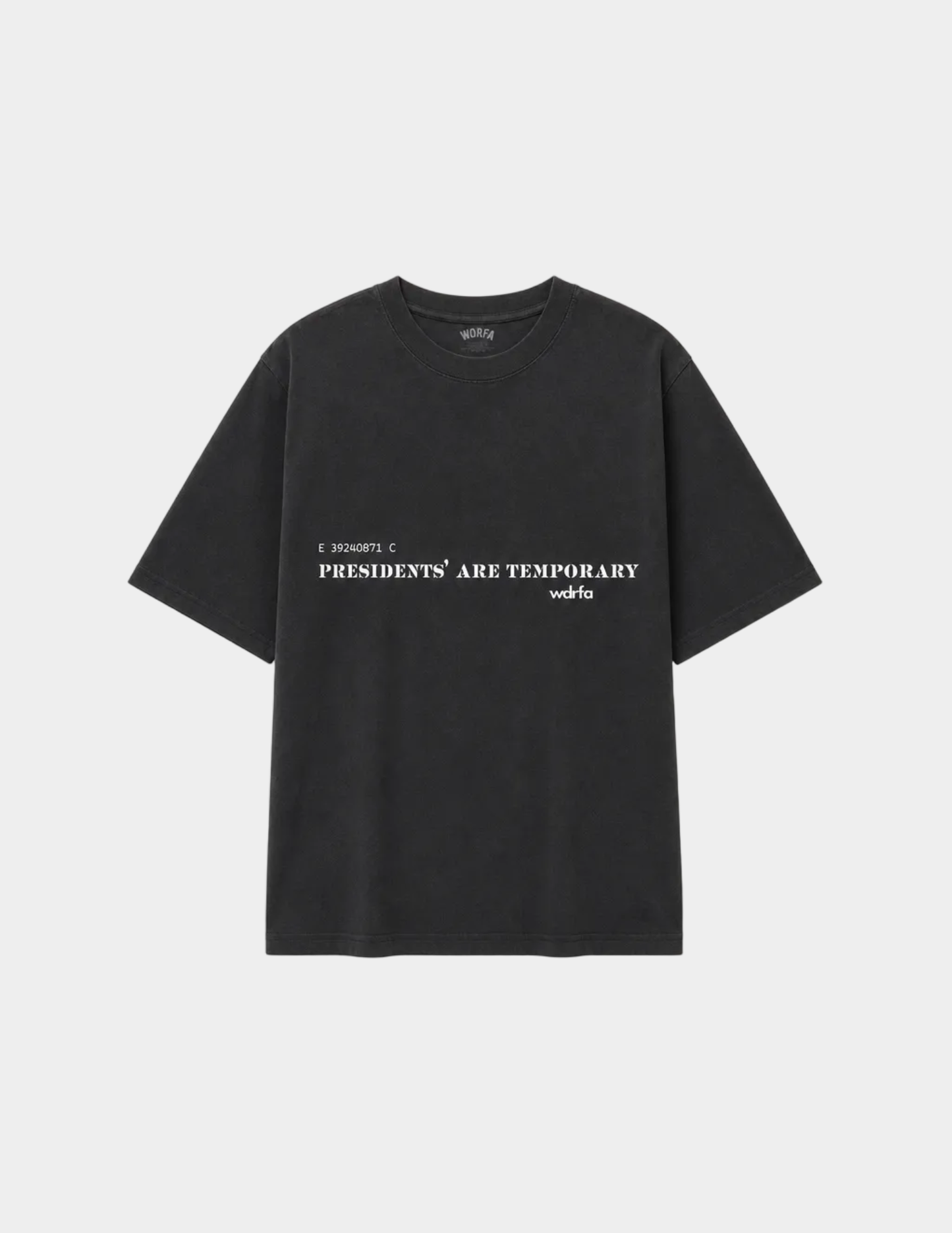 Presidents' Are Temporary Tee Black
