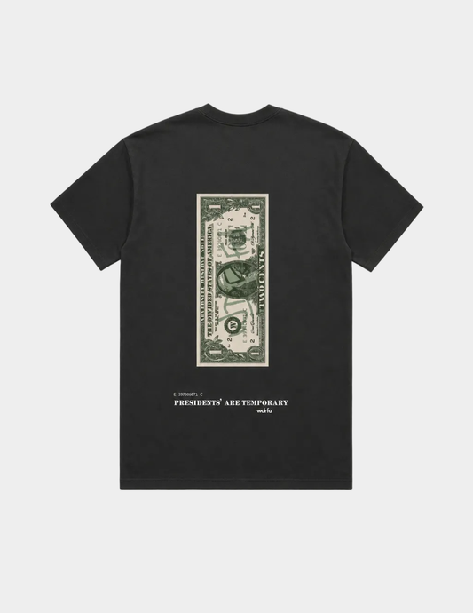Presidents' Are Temporary Tee Black