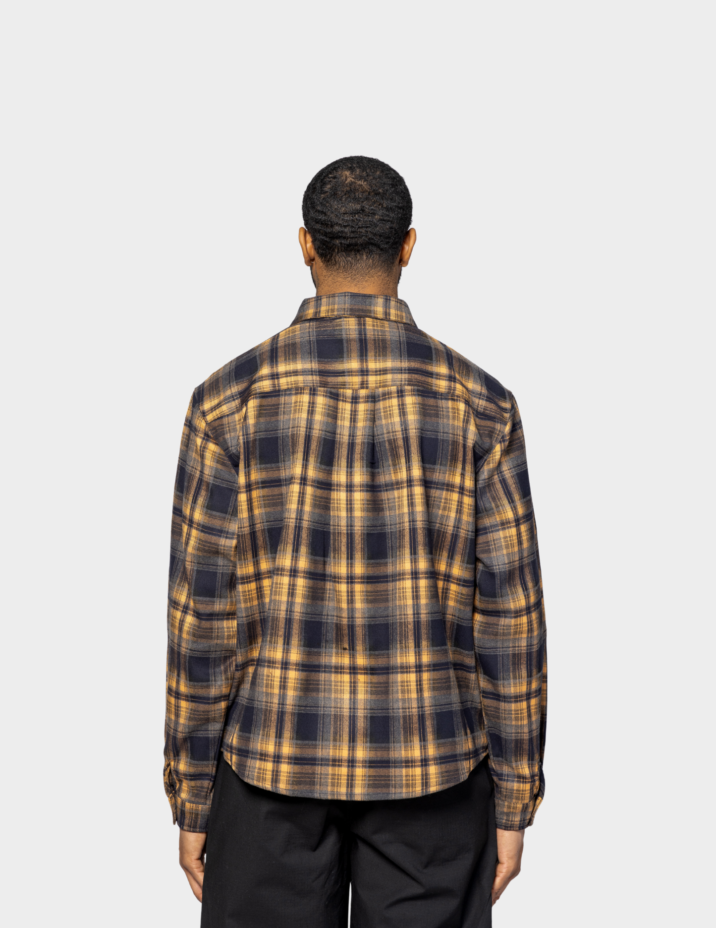 WDRFA Dress Oxford Flannel Shirt - Navy/Gold