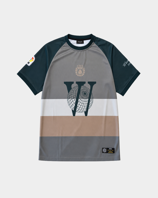 W Globe Stripes Soccer Jersey - Grey