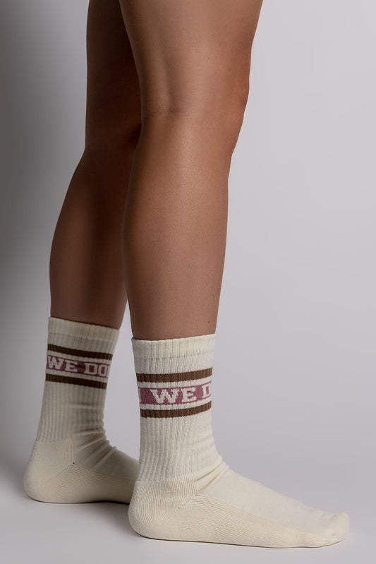 We Don’t Run Crew Sock