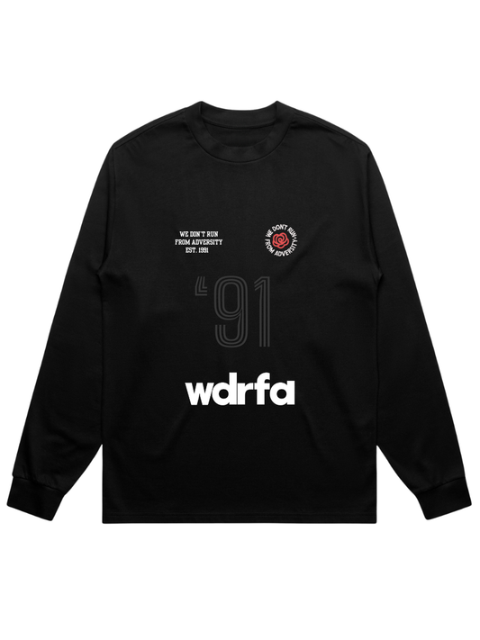 Soccer Jersey L/S Tee Black