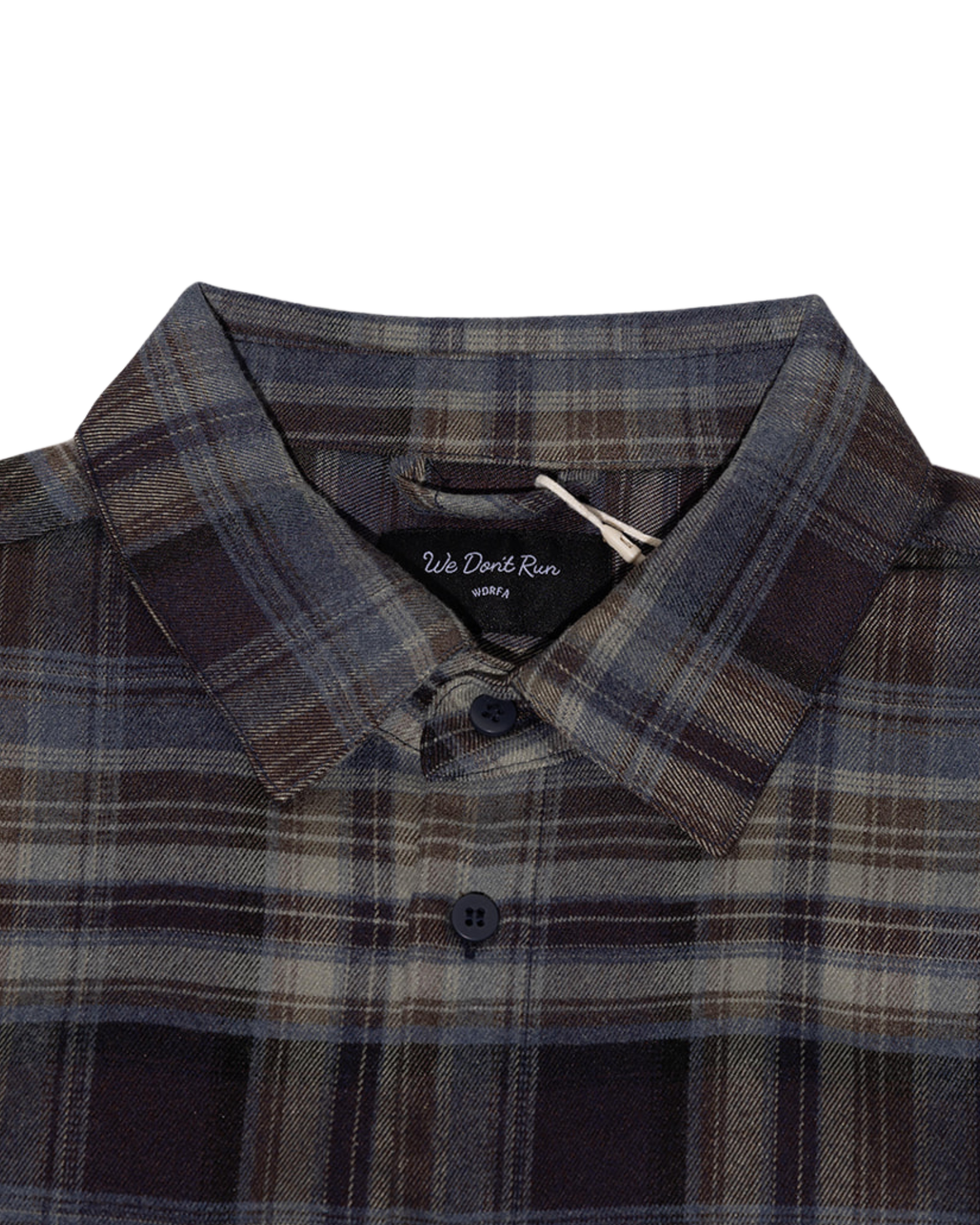 WDRFA Dress Oxford Flannel Shirt - Blue/Grey