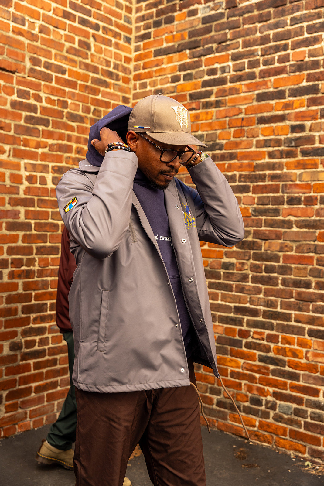 Washington Coaches Jacket - Taupe