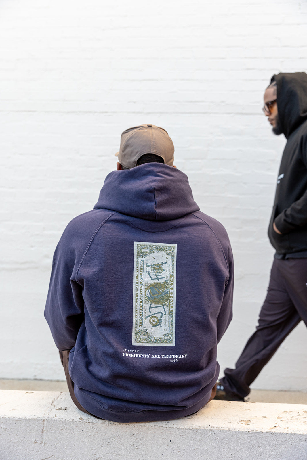 Presidents' Are Temporary Hoodie - Blue