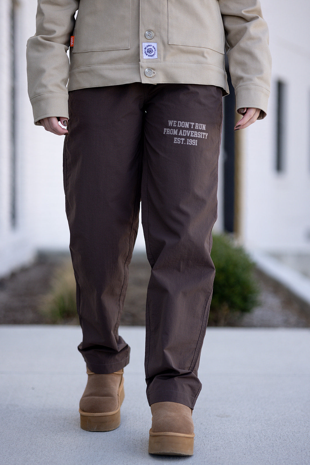 Trademark Nylon Pant - Brown