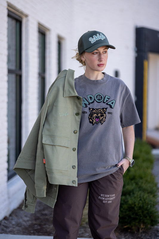 Vintage Wildcat Tee Taupe