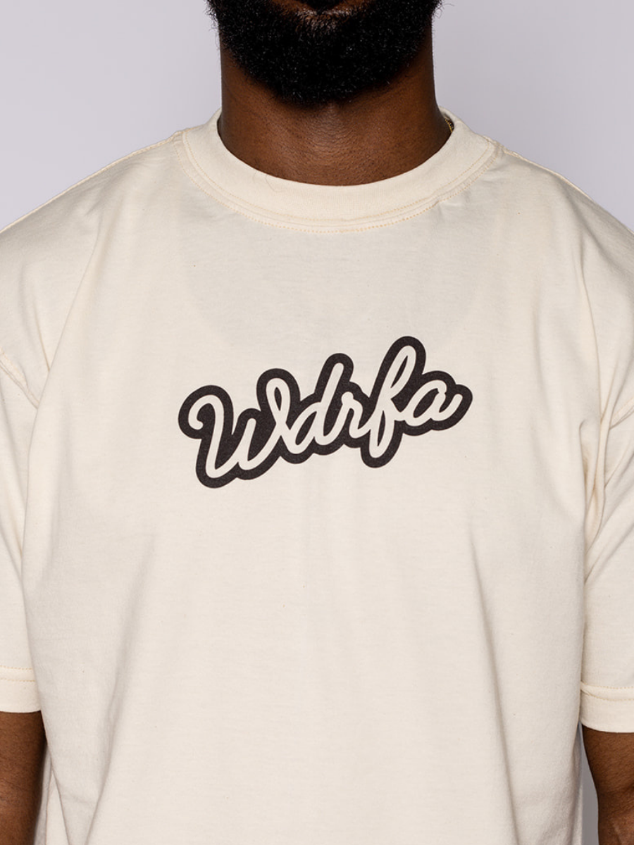 Script & Rose Tee Cream