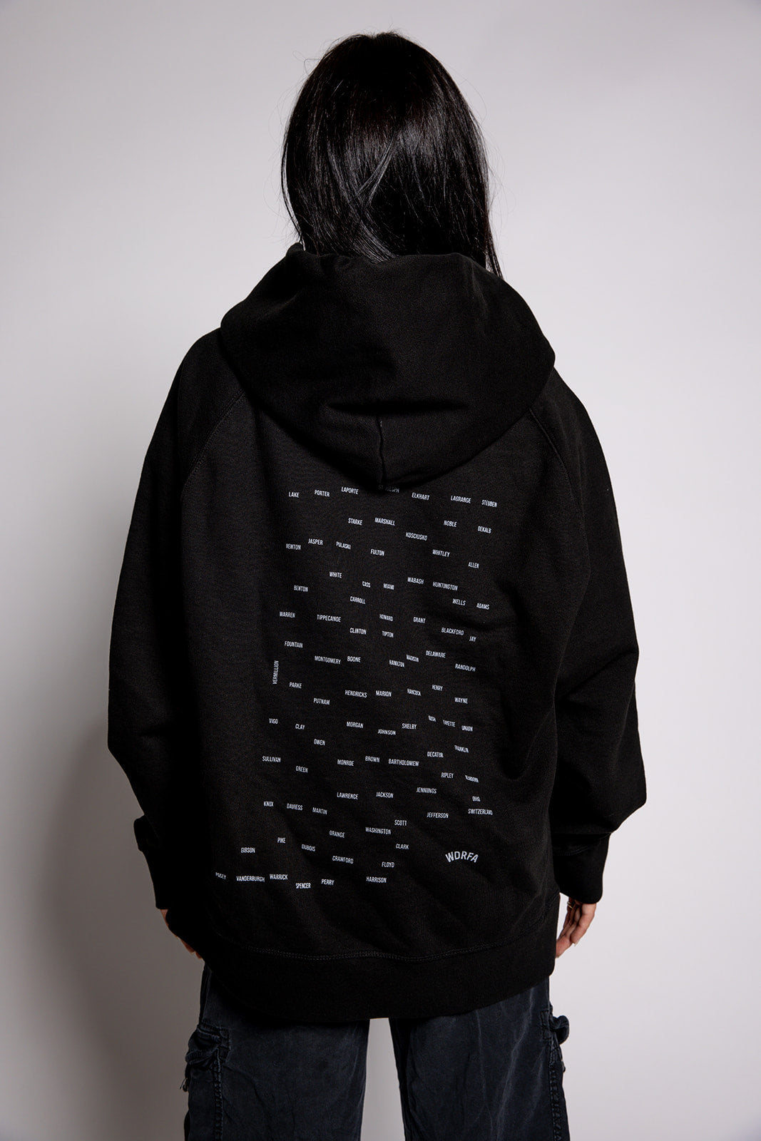 INDIANA Hoodie Black