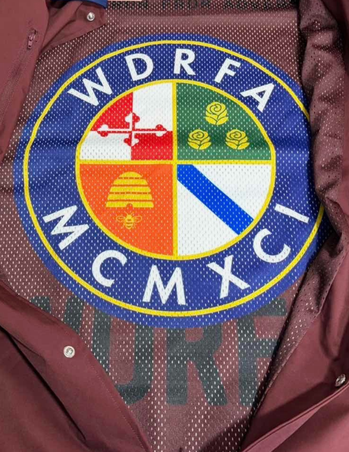 Washington Coaches Jacket - Maroon/Navy