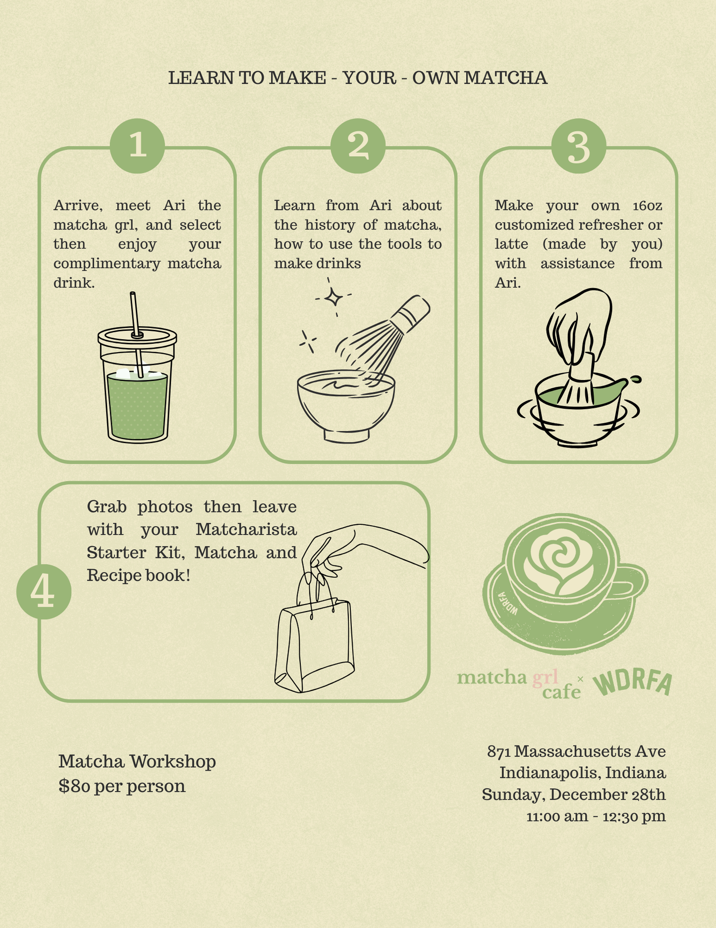 matcha grl cafe Matcha Workshop