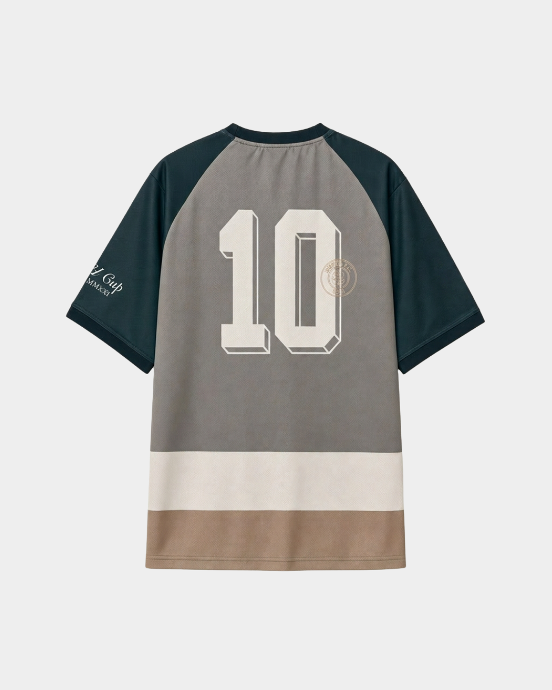 W Globe Stripes Soccer Jersey - Grey