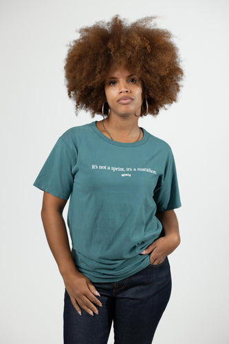 IT'S NOT A SPRINT RUN CLUB TEE - GREEN