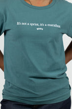 Load image into Gallery viewer, IT&#39;S NOT A SPRINT RUN CLUB TEE - GREEN