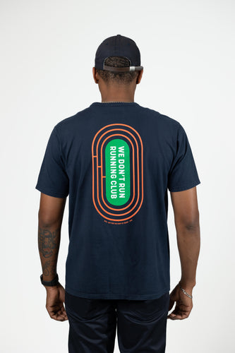 IT'S NOT A SPRINT RUN CLUB TEE - NAVY