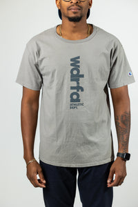 ATHLETIC DEPT. LOGO S/S TEE - GREY