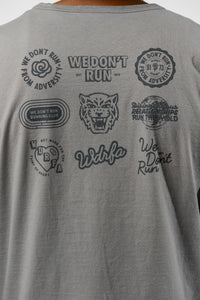 ATHLETIC DEPT. LOGO S/S TEE - GREY